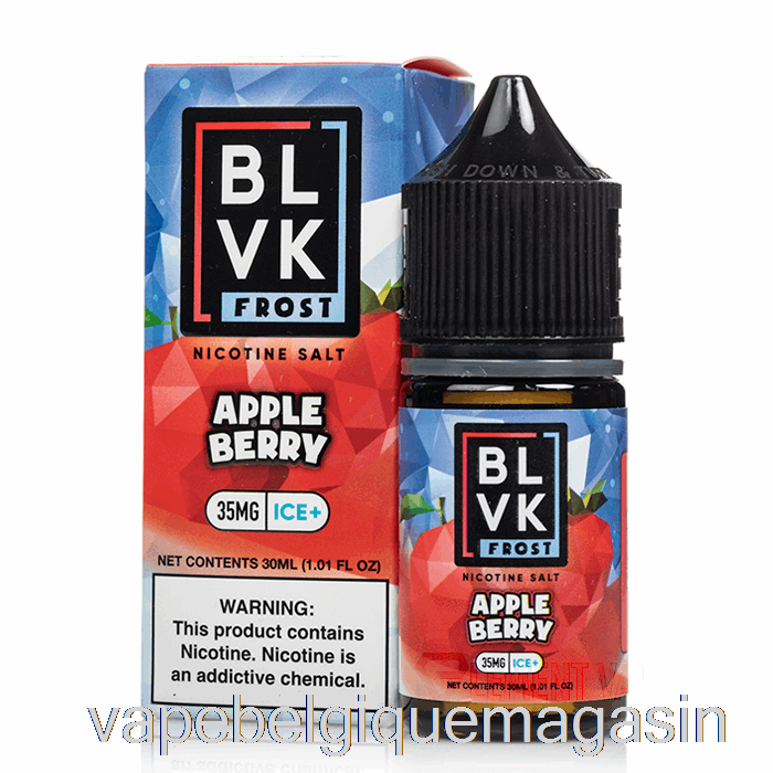 Vape Jetable Pomme Baie - Sels De Givre Blvk - 30ml 35mg